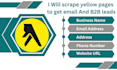scrape yellow pages to get email and b2b leads
