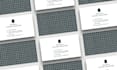 create professional and minimalist business card design