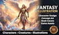 create realistic character, fantasy illustration concept art