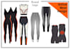 make your activewear and homewear technical sketches