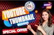 create youtube thumbnail with amazing quality
