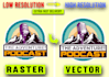 do vector tracing or convert to vector quickly
