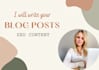 write engaging articles and SEO blog posts