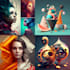 create original ai generated character design, digital art