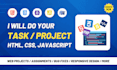 Do html, css, javascript, php task and project by Prakashahi | Fiverr