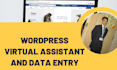 be your wordpress website virtual assistant and secretary