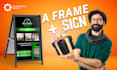 design a custom a frame sign