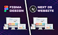 build a next js website, responsive landing page or convert figma to next js