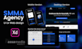 do modern startup saas website or mobile app UI UX design