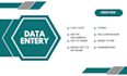 do data entry, copy paste, typing
