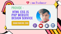 develop and design your web projects, html, css, javascript