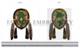 embroidery digitize logo into emb, dst pes, with  few hours