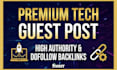 publish tech guest post on my dr51 blog