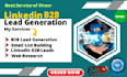 linkedin sales navigator b2b lead generation email list building lead gen