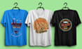 create a custom tshirt design and a creative tshirt design