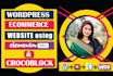design or redesign website using elementor pro and crocoblock