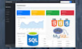 design and develop database management  system web based panel