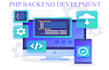 develop your website backend in php