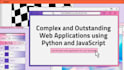 develop a custom web application with django and javascript