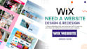 create wix website redesign and wix website development