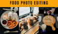 do super fast food photo editing lightroom product retouch photoshop