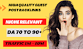 high dofollow guest post with contextual SEO backlinks
