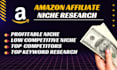 conduct in depth amazon affiliate niche research