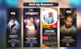 create unique flyer, brochure, banner, rollup banner