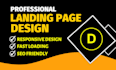 create responsive divi landing page design with divi theme