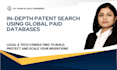 conduct patent search using professional paid databases