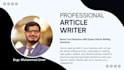 write expert electrical engineering articles with precision