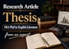 help you with research and academic writing in english literature