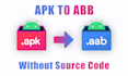 convert any apk to aab without android source code