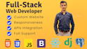 develop your full stack website using react js and django