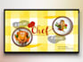 design  food menu, digital food menu board