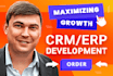 develop CRM software, erp system, inventory management system developer