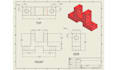 2d engineering drawings, mechanical drawings, technical drawings, cad drafter