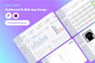 do admin dashboard design, web application, CRM and admin panel UI