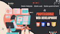 design quick static website from scratch using HTML, CSS js