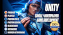 be your unity developer for multiplayer game 2d 3d in unity for mobile PC