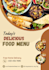 create eye catchy food poster within 24 hours