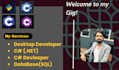 create desktop application using c sharp with dot net