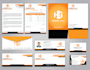 design stationery items, stationery design, letterhead, business card