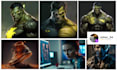 create ai generated character design and digital art
