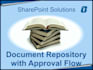 develop a sharepoint document repository with multi level approval flow