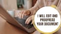 edit and proofread your document