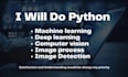 offer python machine learning, image processing, and computer vision