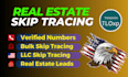 do real estate skip tracing and llc skip tracing in bulk