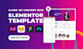 design clone any webpage or ui file into elementor template