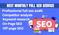 do best monthly full SEO service